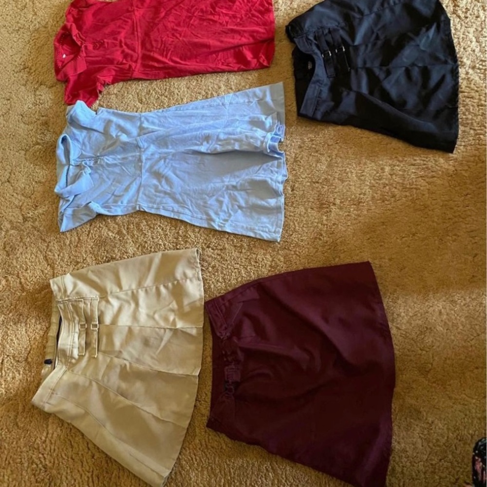 Lot of 6 French Toast and Old Navy Girl’s Size 18 School Uniforms